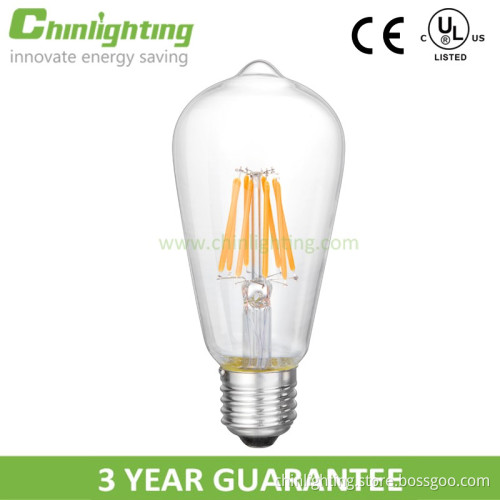 LED 2015 ST58 e27 sanan filament led chip vintage lamp led